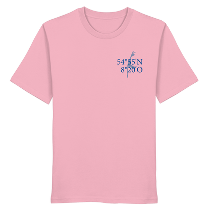 Deine Koordinaten_blau - Basic Shirt