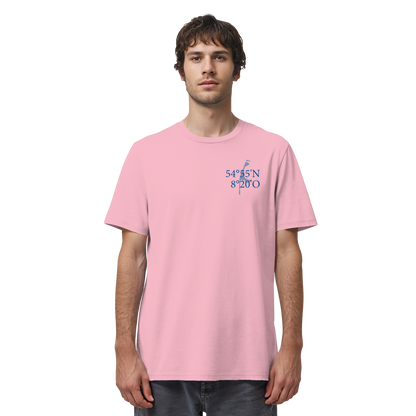 Deine Koordinaten_blau - Basic Shirt