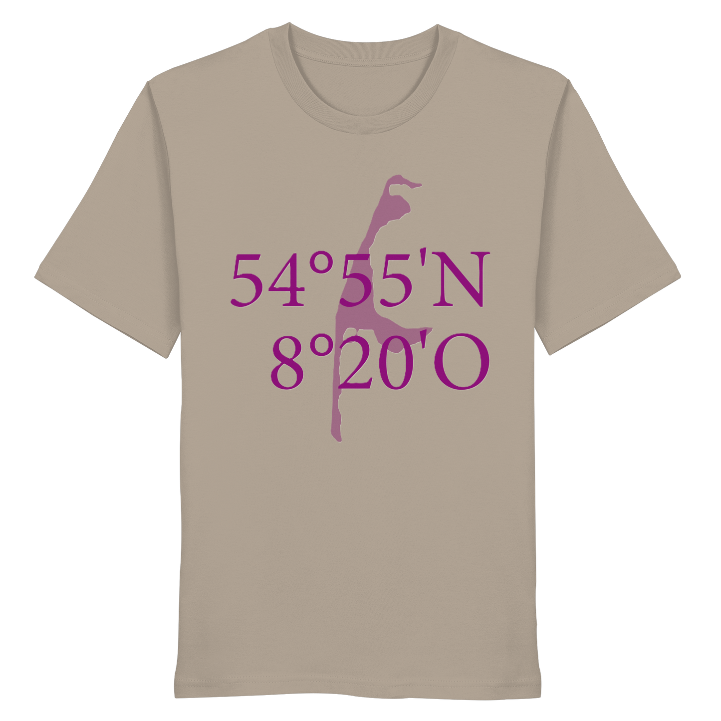 Deine Koordinaten - Basic Shirt