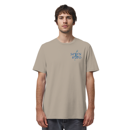 Deine Koordinaten_blau - Basic Shirt