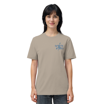Deine Koordinaten_blau - Basic Shirt