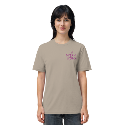 Deine Koordinate_lila - Basic Shirt