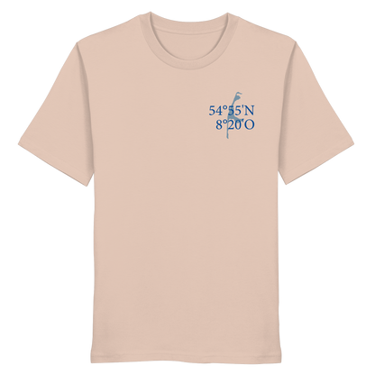 Deine Koordinaten_blau - Basic Shirt
