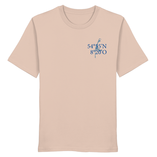 Deine Koordinaten_blau - Basic Shirt