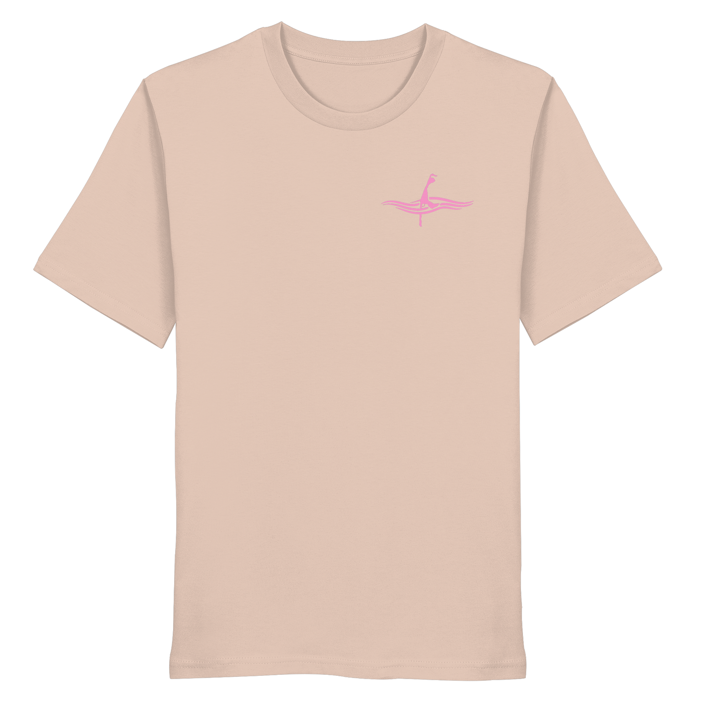 maritimes Sylt vom Meer umschlungen [rosa] - Basic Shirt