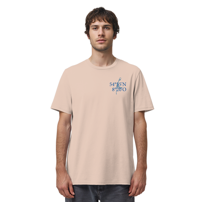 Deine Koordinaten_blau - Basic Shirt
