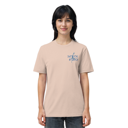 Deine Koordinaten_blau - Basic Shirt