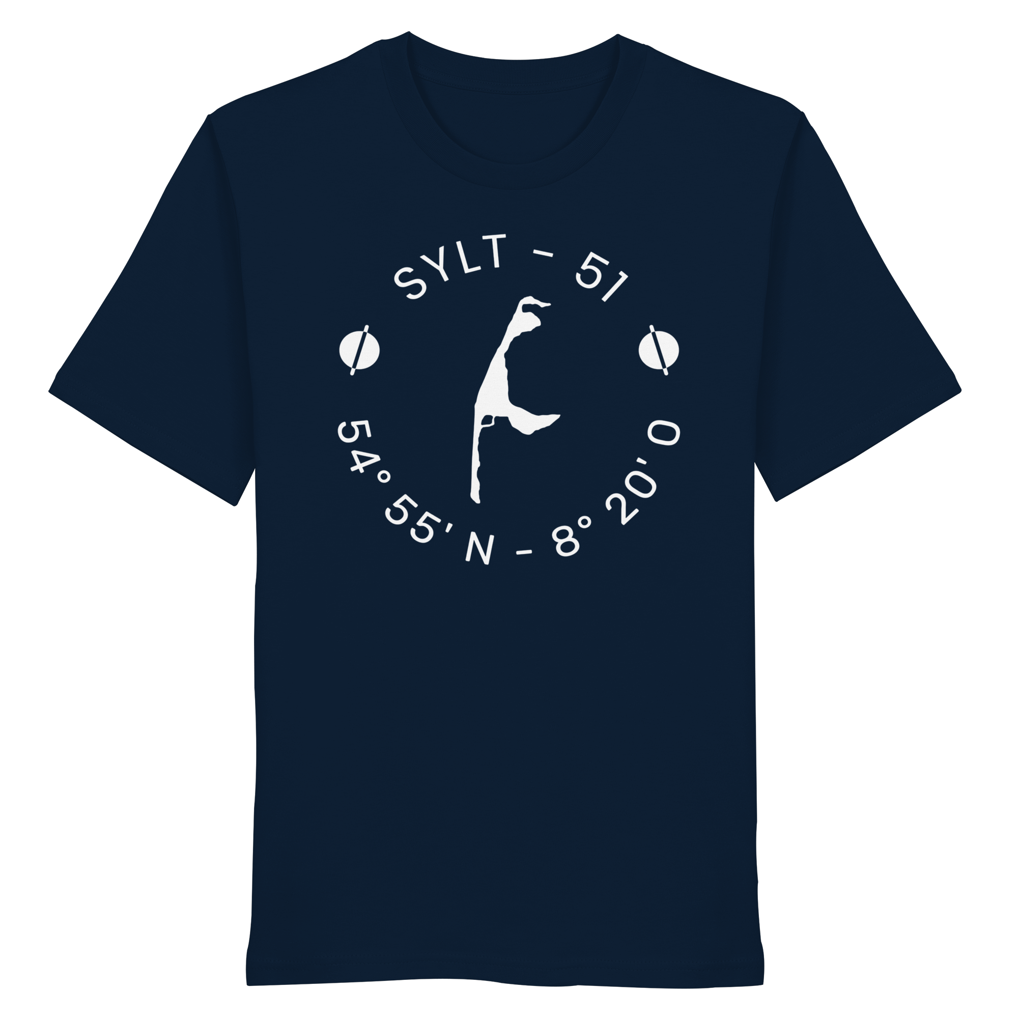 Sylter Heimathafen (rund-front) - Basic Shirt