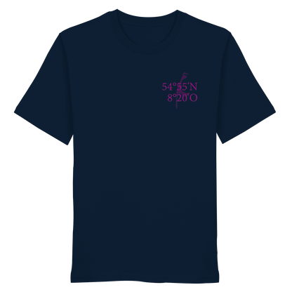 Deine Koordinate_lila - Basic Shirt