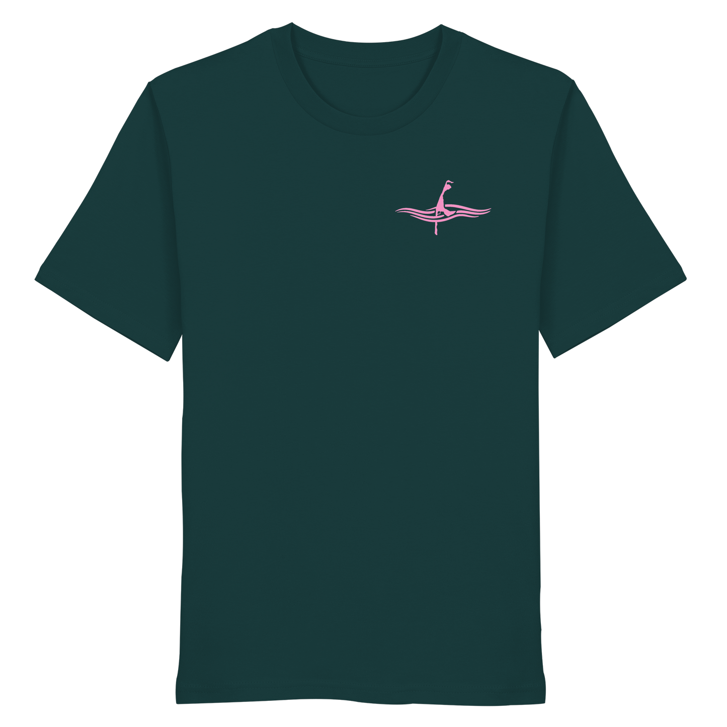 maritimes Sylt vom Meer umschlungen [rosa] - Basic Shirt