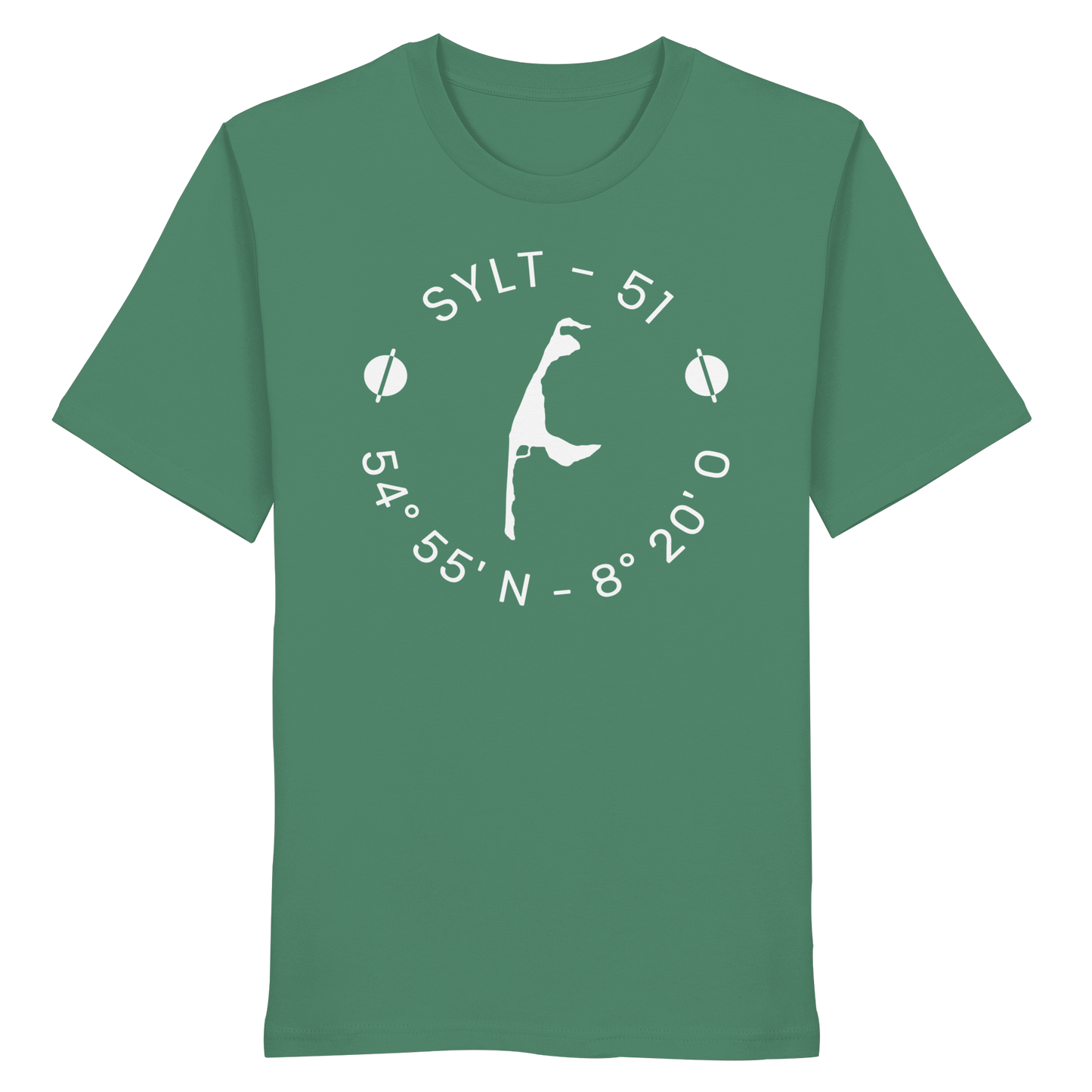 Sylter Heimathafen (rund-front) - Basic Shirt