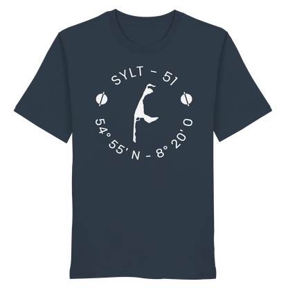 Sylter Heimathafen (rund-front) - Basic Shirt