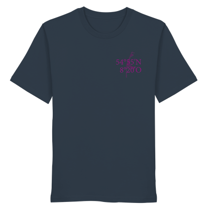 Deine Koordinate_lila - Basic Shirt