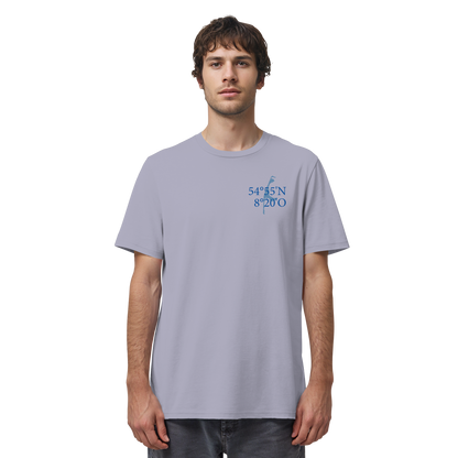 Deine Koordinaten_blau - Basic Shirt
