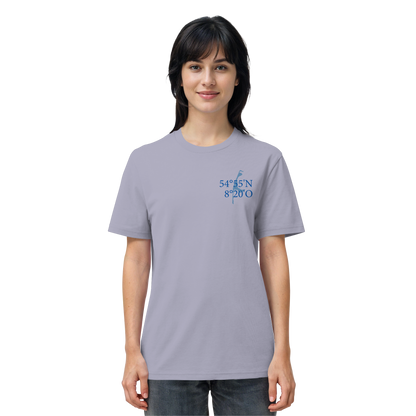 Deine Koordinaten_blau - Basic Shirt