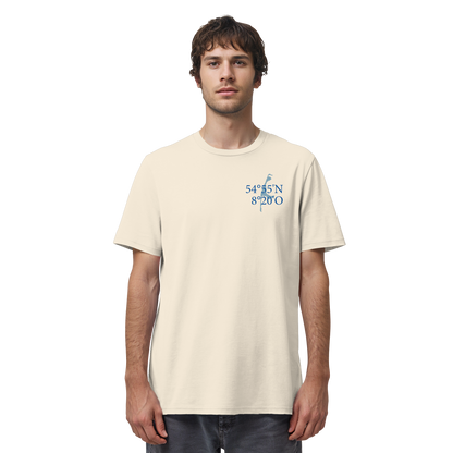 Deine Koordinaten_blau - Basic Shirt
