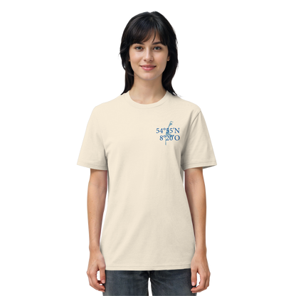 Deine Koordinaten_blau - Basic Shirt