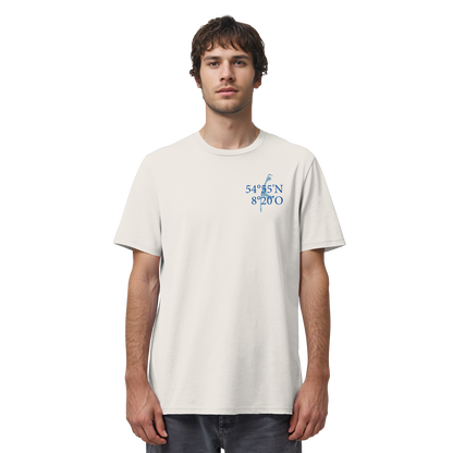 Deine Koordinaten_blau - Basic Shirt