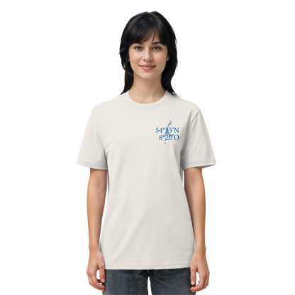 Deine Koordinaten_blau - Basic Shirt