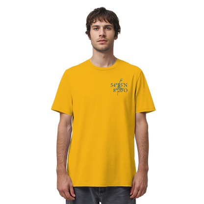 Deine Koordinaten_blau - Basic Shirt