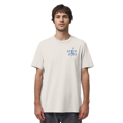 Deine Koordinaten_blau - Basic Shirt