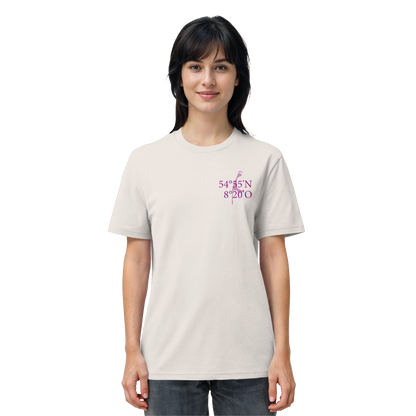 Deine Koordinate_lila - Basic Shirt