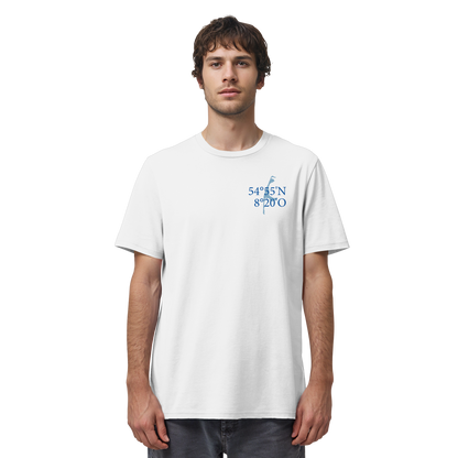 Deine Koordinaten_blau - Basic Shirt
