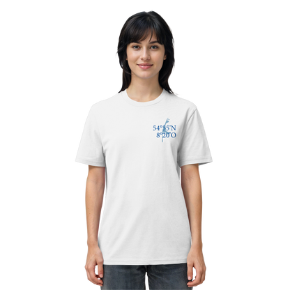 Deine Koordinaten_blau - Basic Shirt