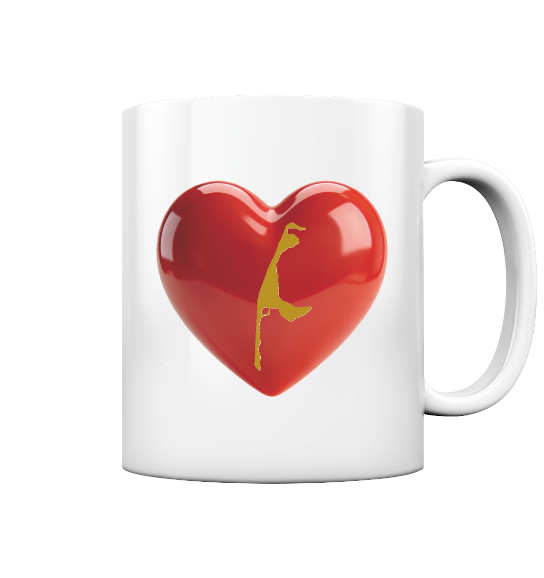 Sylt Liebe - deine Herz schlägt für Sylt - Tasse glossy