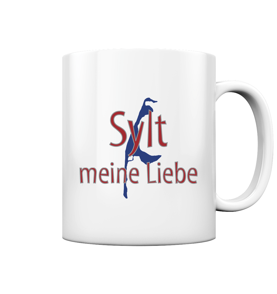 Sylt - meine Liebe zur Insel - Tasse glossy