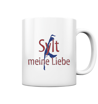Sylt - meine Liebe zur Insel - Tasse glossy
