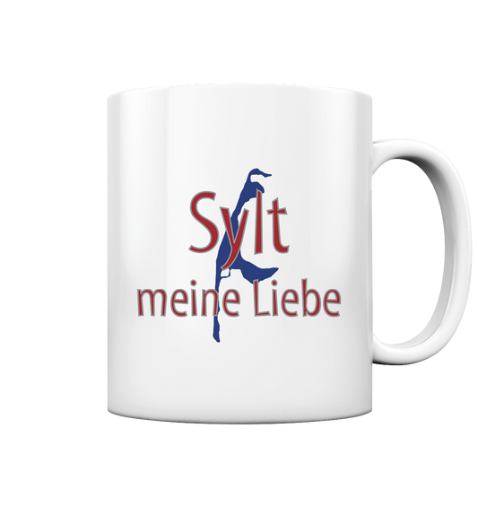 Sylt - meine Liebe zur Insel - Tasse glossy