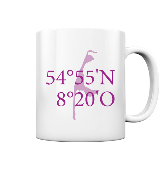 Deine Koordinaten - Tasse glossy
