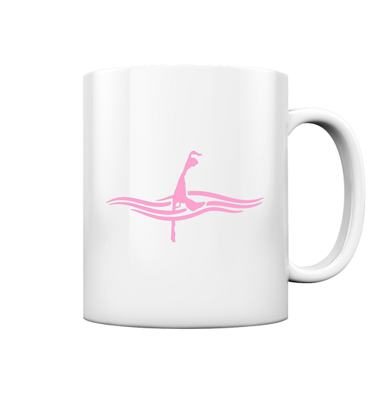 maritimes Sylt vom Meer umschlungen [rosa] - Tasse glossy
