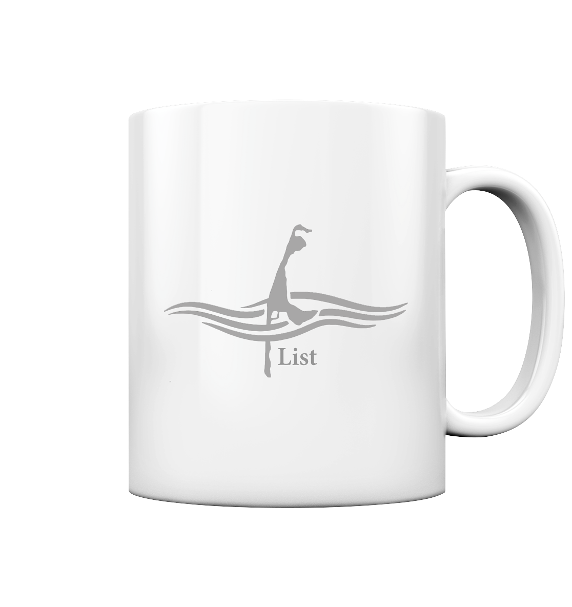 maritimes Sylt vom Meer umschlungen - Edition List - Tasse glossy