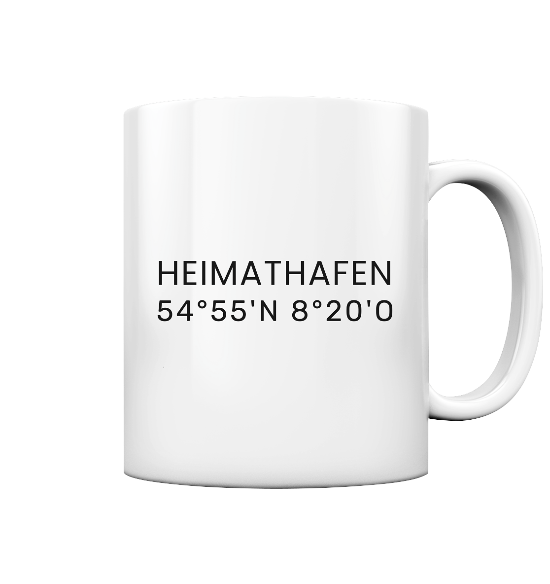 Sylter Heimathafen ~ Dein Heimat Becher - Tasse glossy