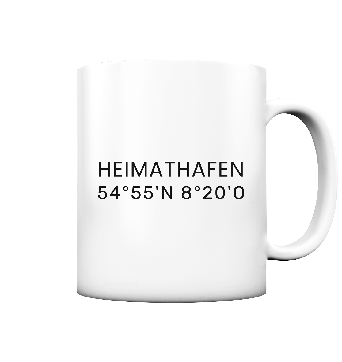 Sylter Heimathafen ~ Dein Heimat Becher - Tasse matt