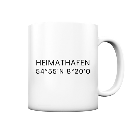 Sylter Heimathafen ~ Dein Heimat Becher - Tasse matt