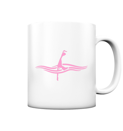 maritimes Sylt vom Meer umschlungen [rosa] - Tasse matt