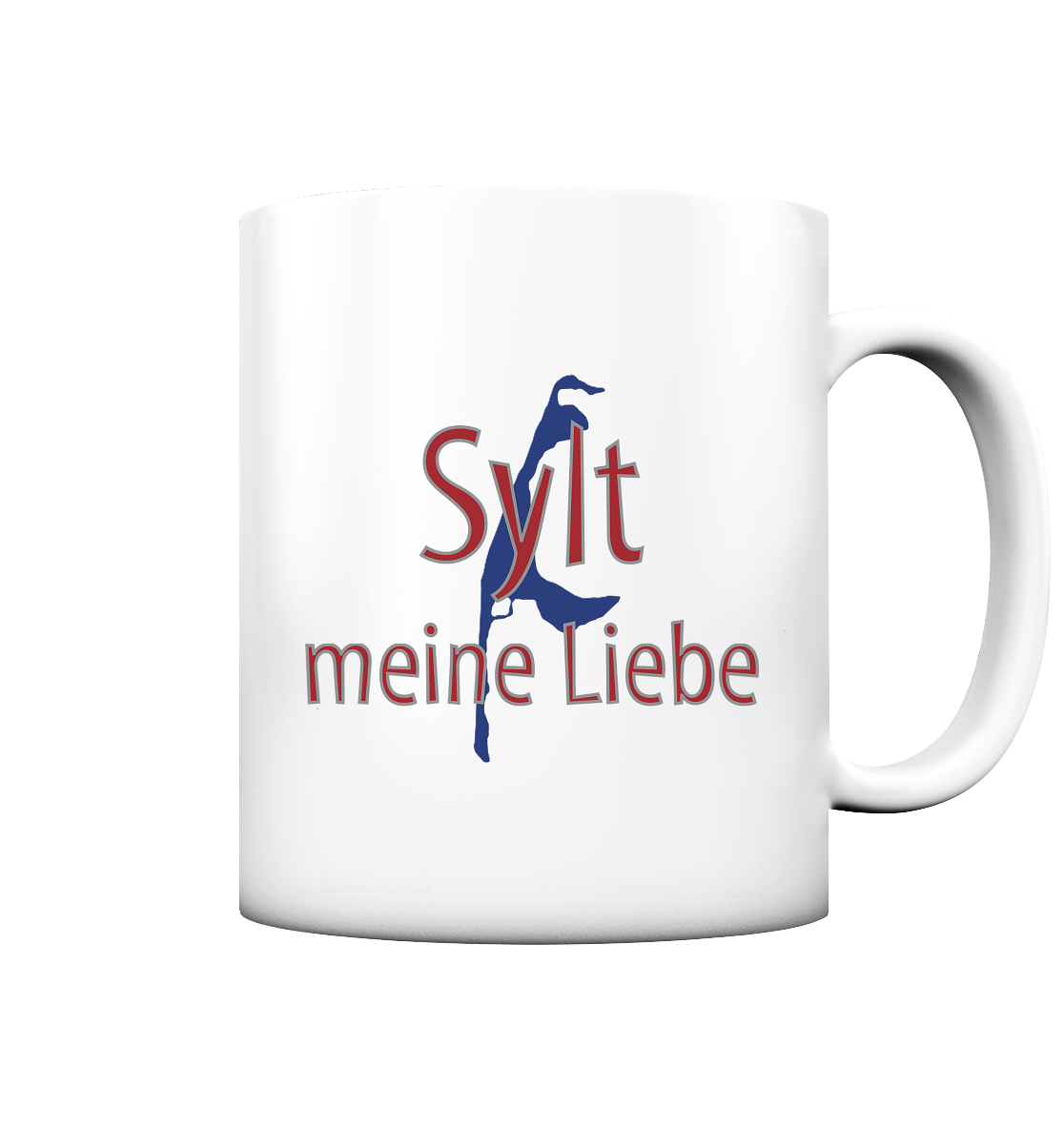 Sylt - meine Liebe zur Insel - Tasse matt
