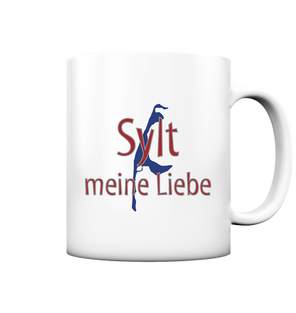 Sylt - meine Liebe zur Insel - Tasse matt