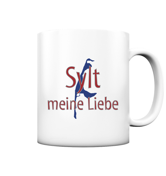 Sylt - meine Liebe zur Insel - Tasse matt
